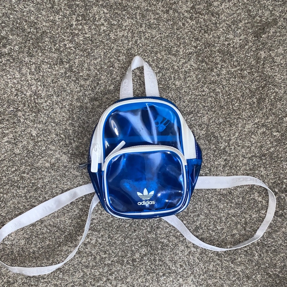 Adidas mini see thru Blue Backpack - Picture 2 of 5